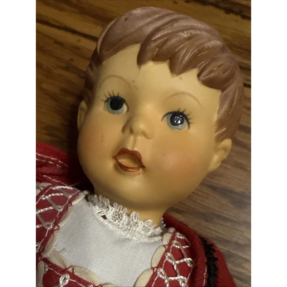 Oumlet Porcelain Bisque DOLLS HANSEL & GRETEL Hummel Style 10” Antique German